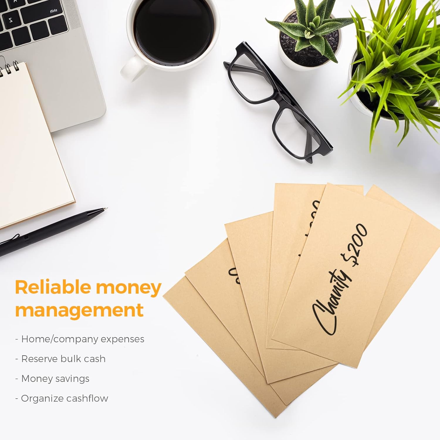 50Pcs Cash Envelopes Money Con - Letter Envelope Kraft 评论和价格