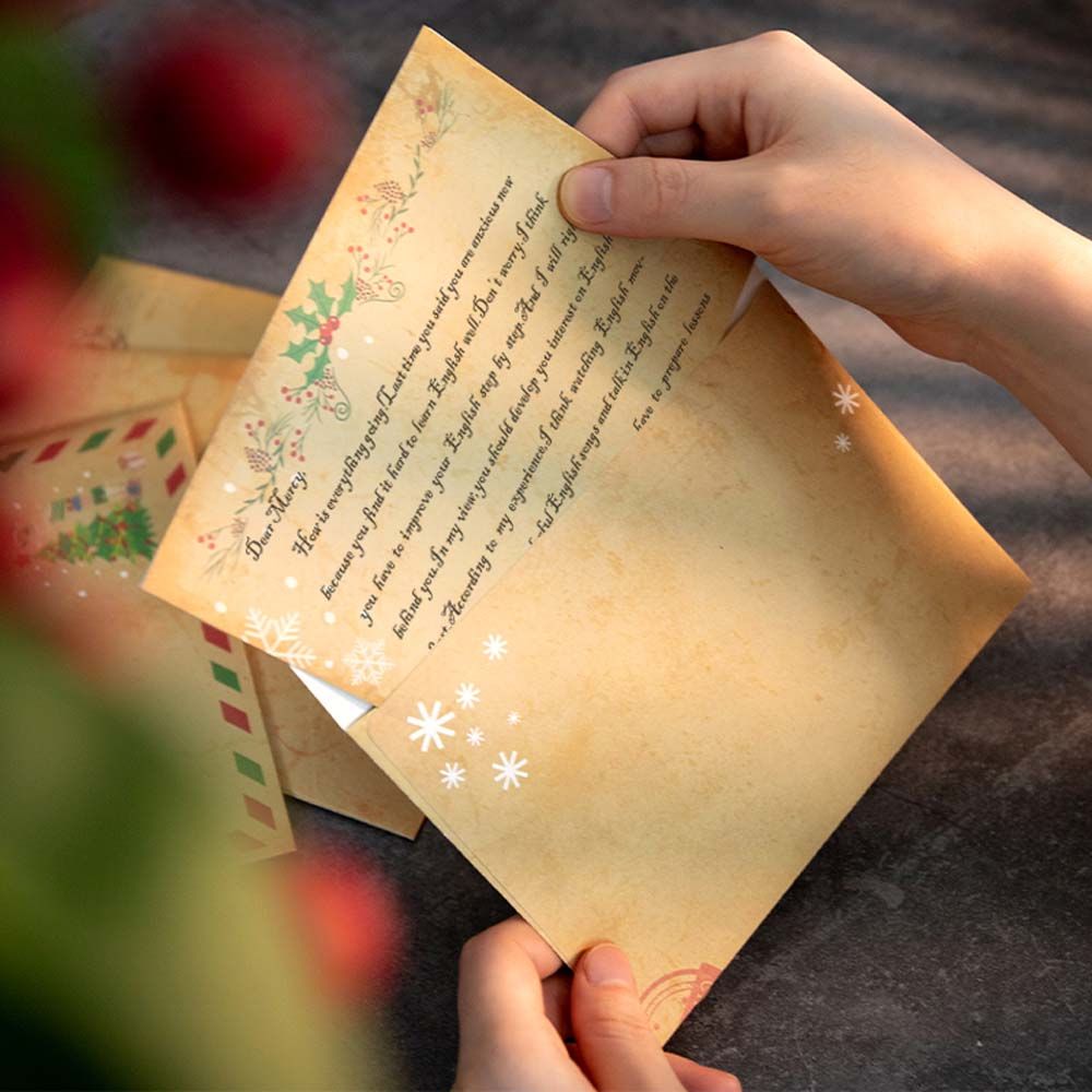 DIY 6pcs/set Greeting Card Inv - Letter Envelope Kraft 评论和价格