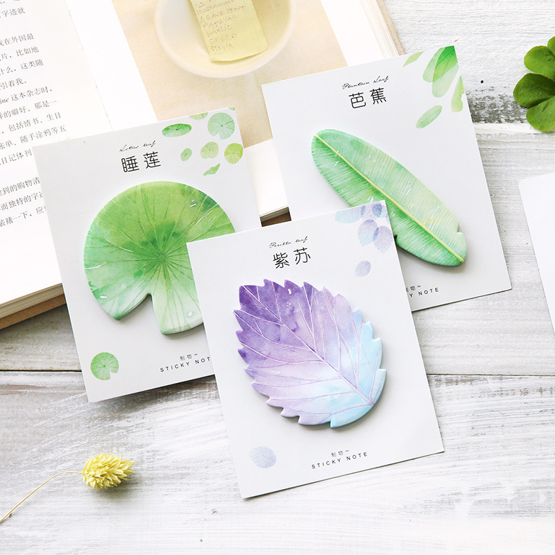 30 Pcs Leaf Sticky notes Plann - Office Stationery Supply List 评论和价格