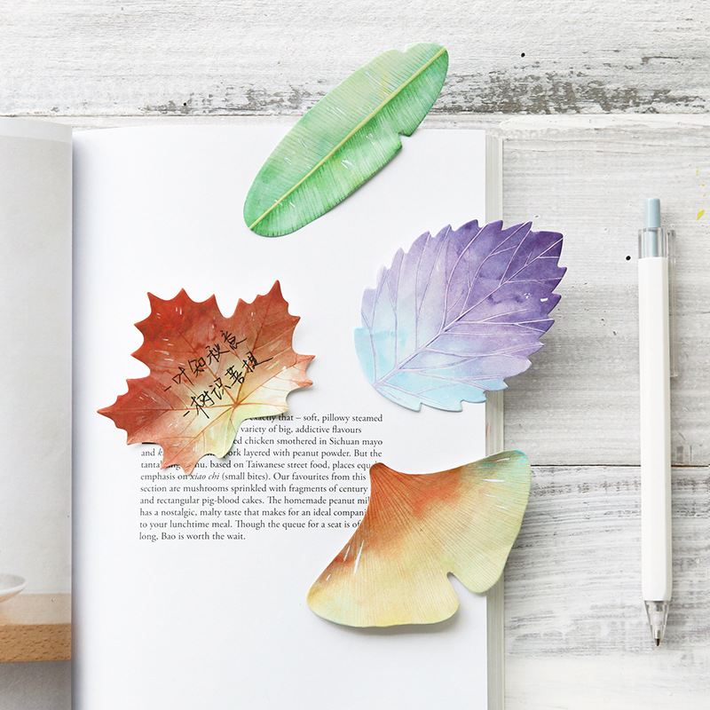 30 Pcs Leaf Sticky notes Plann - Office Stationery Supply List 评论和价格