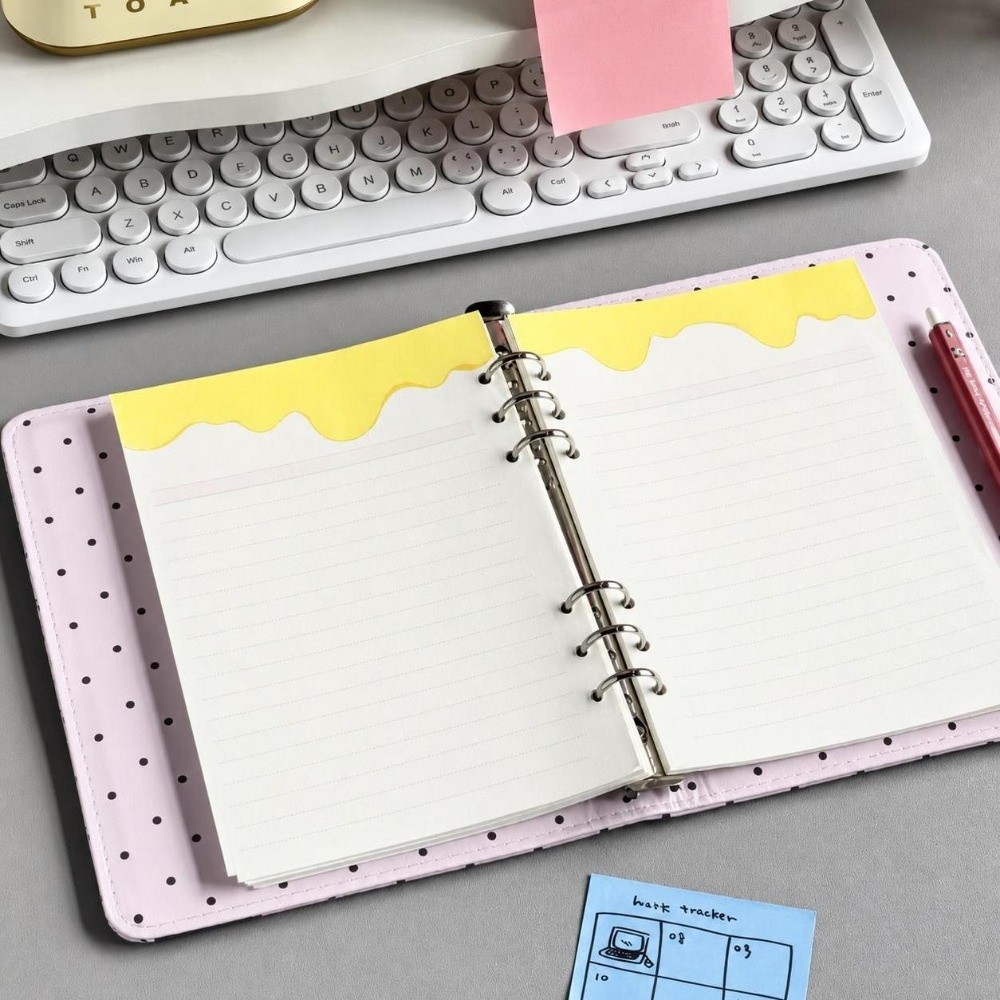 Ins Polka Dot Piano Binder Not - Notebook Dotted A5 评论和价格