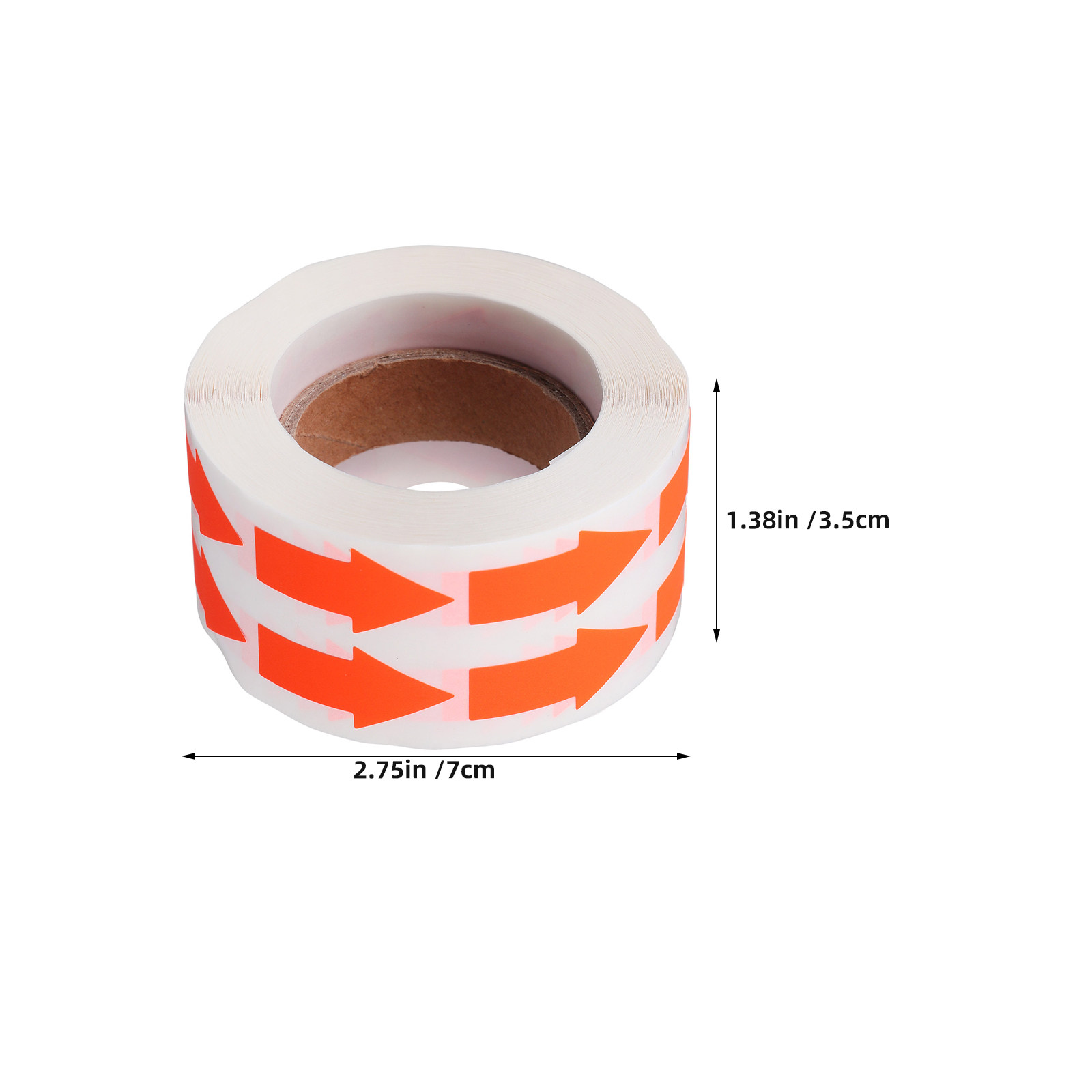 Fluorescent Arrow Stickers 2 R - Sticker Label Roll 评论和价格