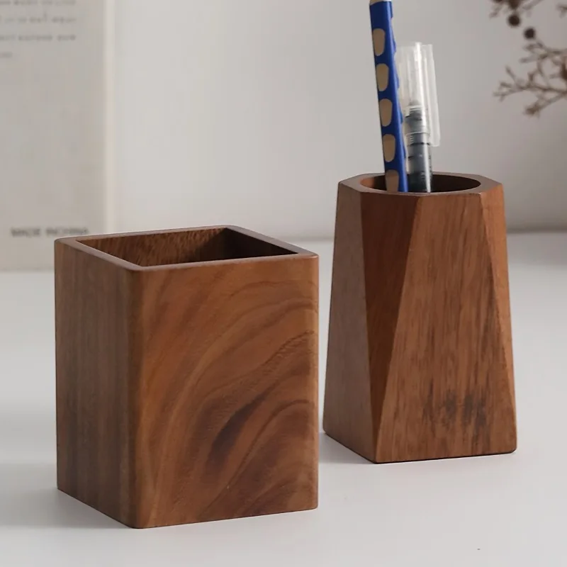 Wooden Pen Holder A Colorful P - Stationery Office Supply Store 评论和价格