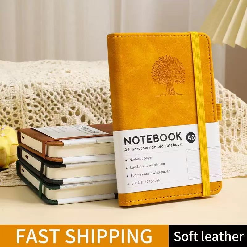 Portable A6 Notebook Hardcover - Journal Leather Hardcover 评论和价格