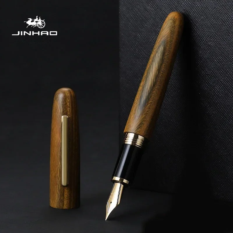 Jinhao 9056 Natural Wood Handm - Stationery Supplies Business 评论和价格