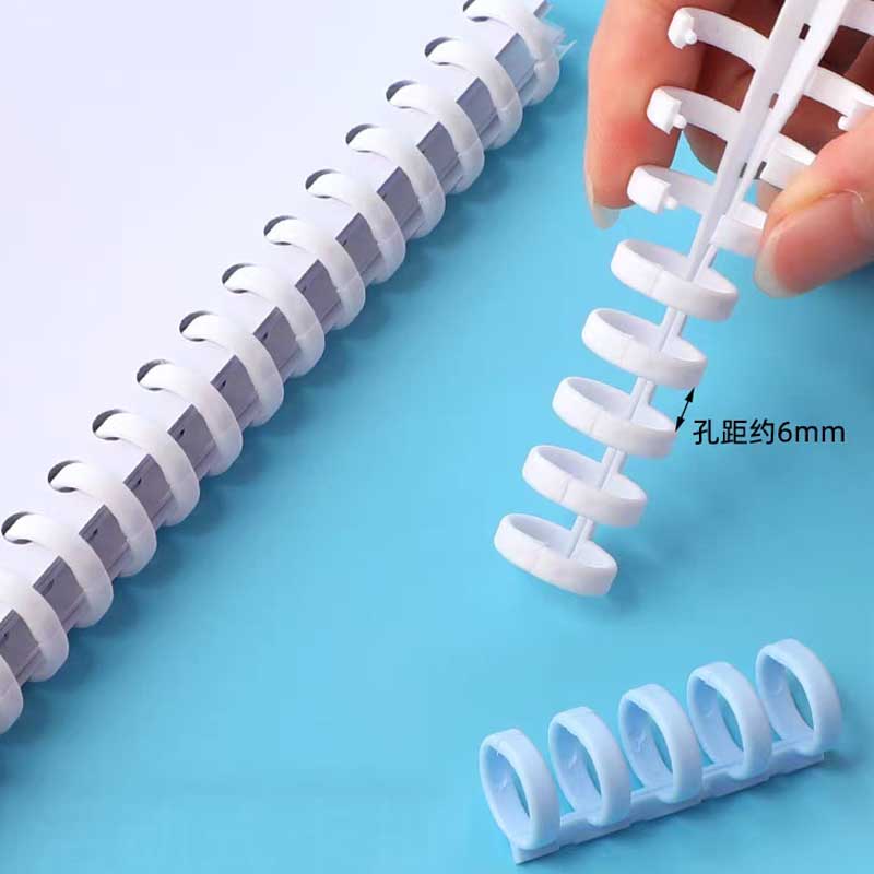 10pcs Colorful Plastic 30-Hole - Binding Comb Plastic 评论和价格
