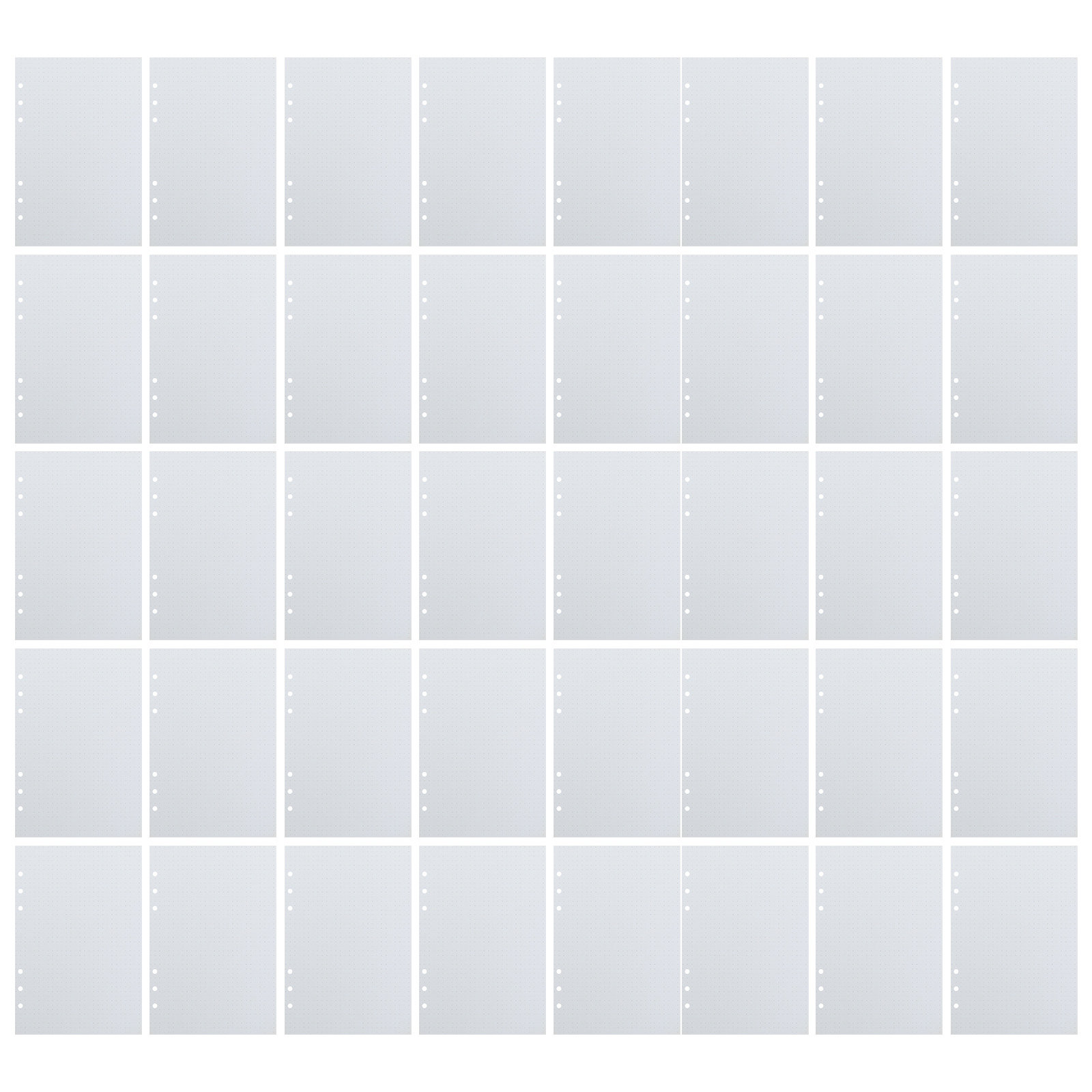180Pcs A5 Dotted Paper Refill  - Notebook Dotted A5 评论和价格