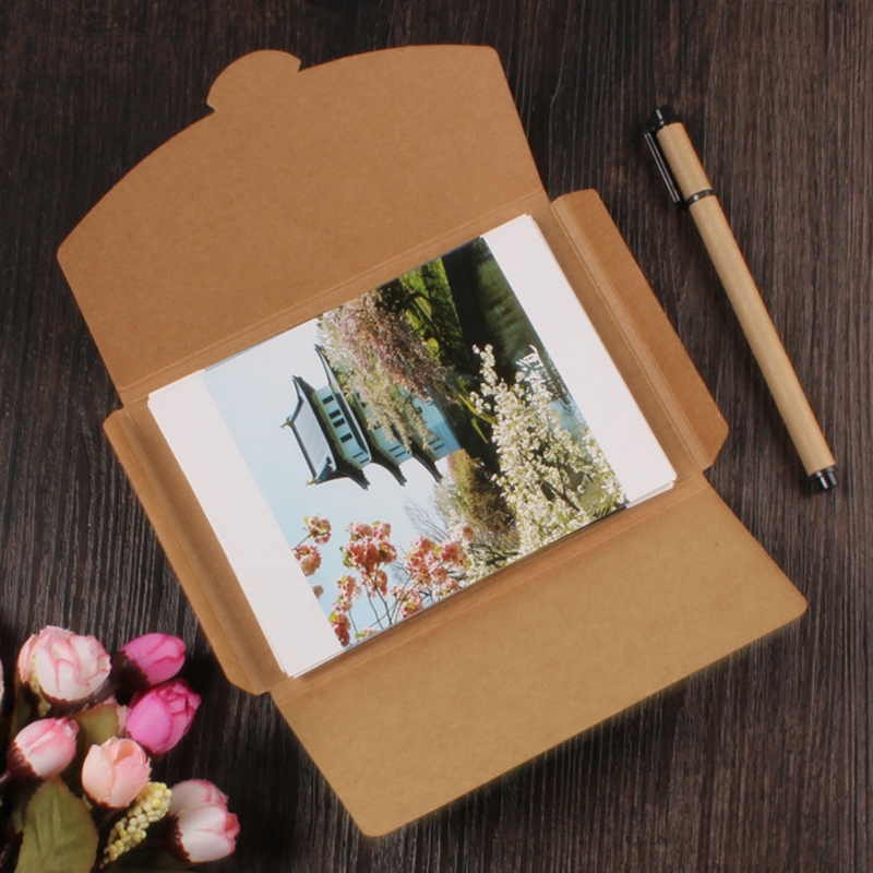 50pcs Blank Kraft Paper Envelo - Letter Envelope Kraft 评论和价格