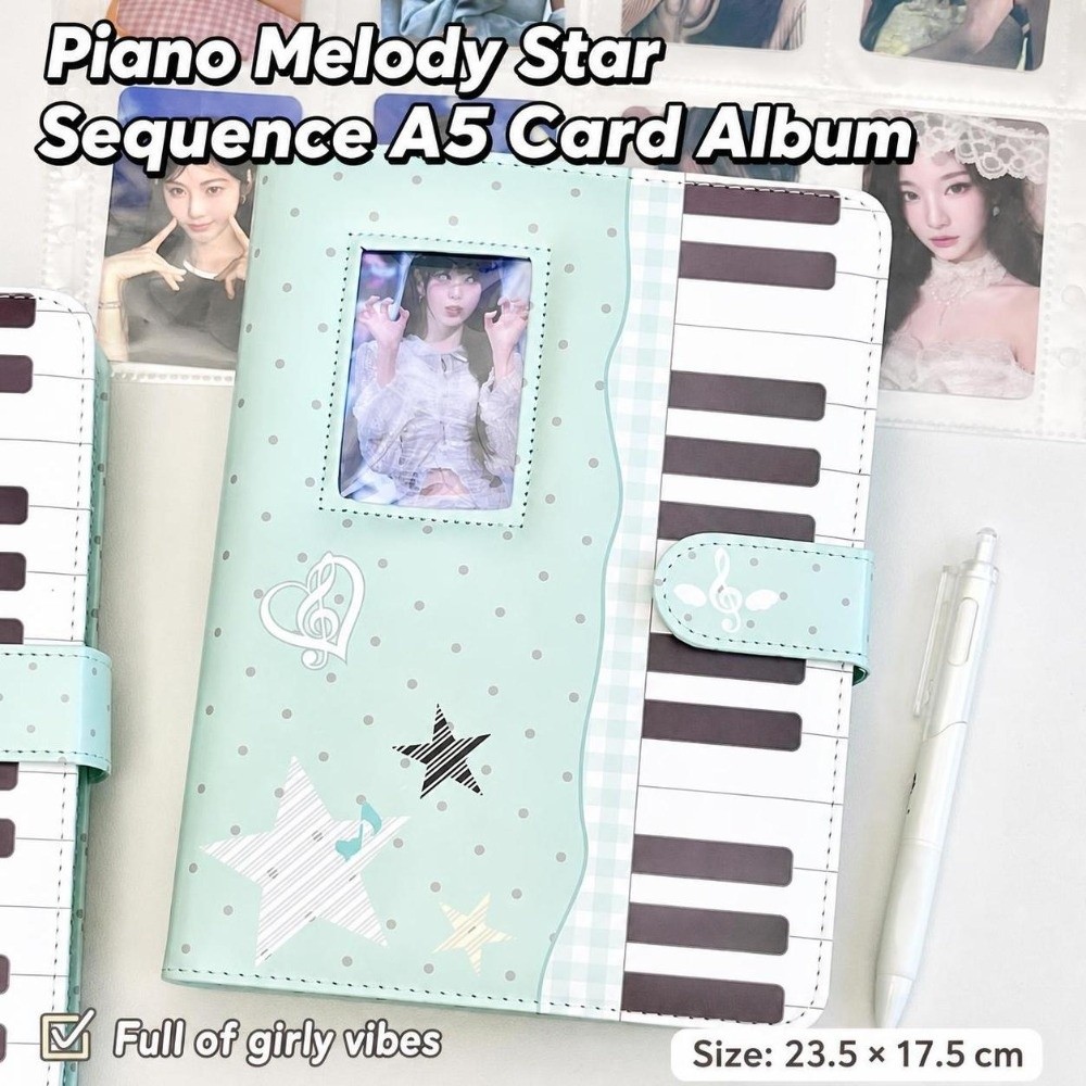 Polka Dot Piano Binder Noteboo - Notebook Dotted A5 评论和价格
