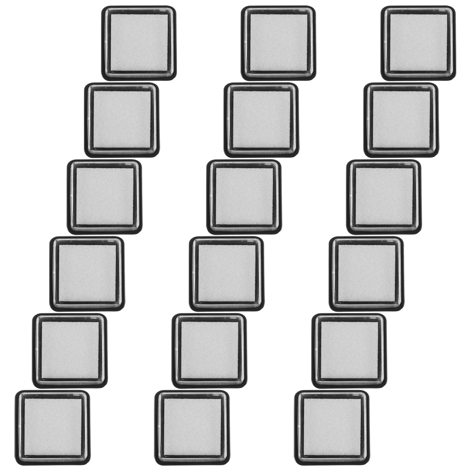 18Pcs Blank Ink Stamp Pads Spo - Self Inking Stamp 评论和价格