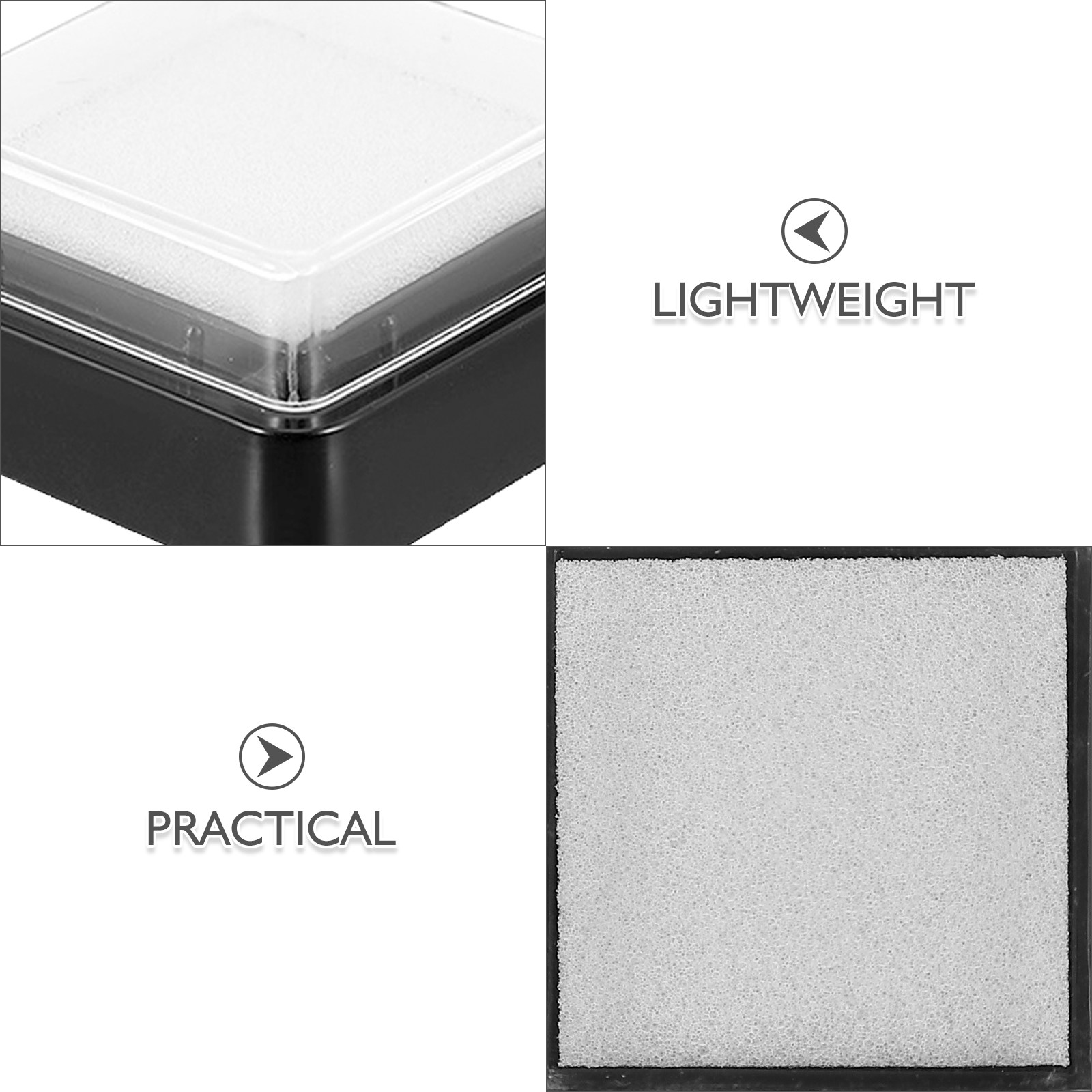 18Pcs Blank Ink Stamp Pads Spo - Self Inking Stamp 评论和价格