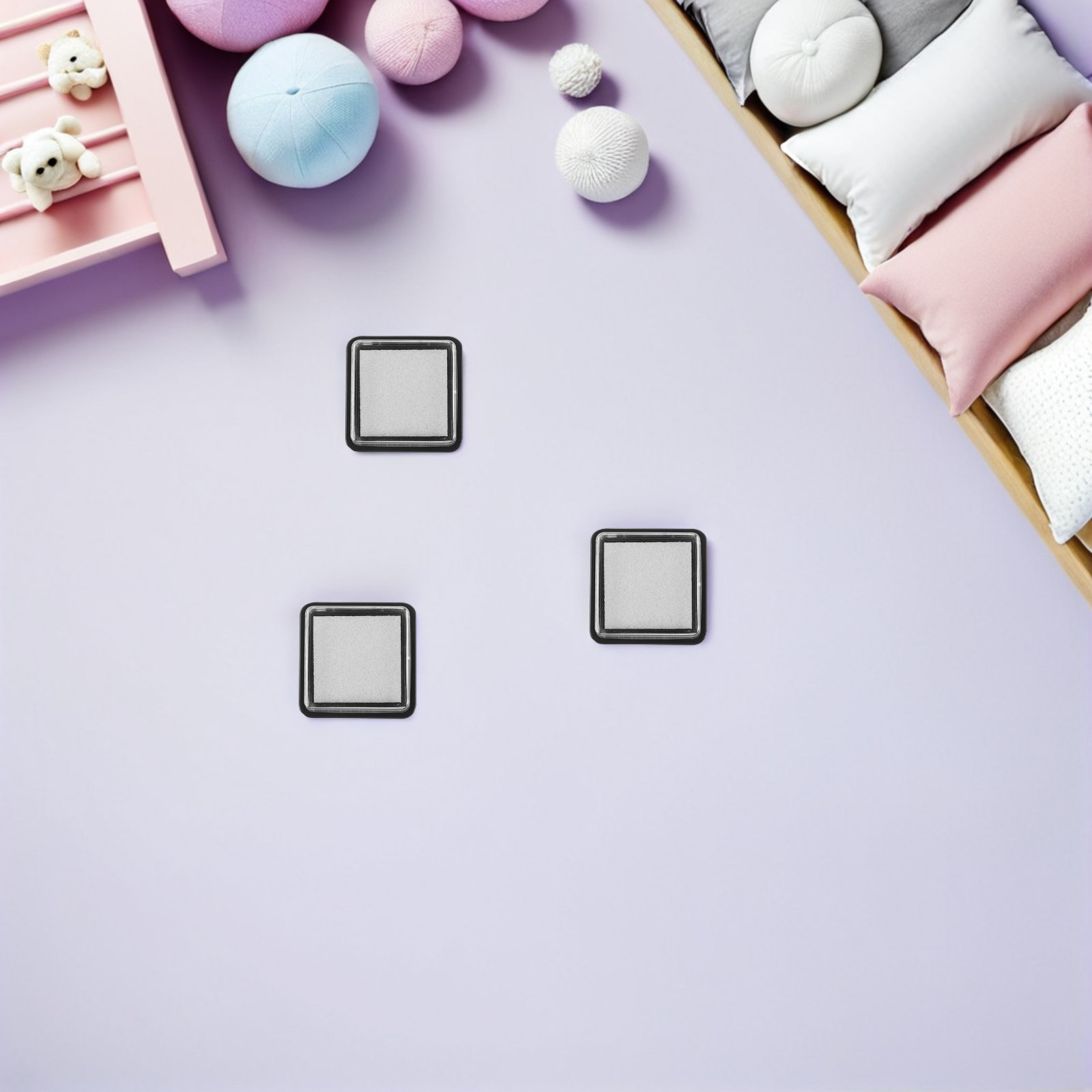 18Pcs Blank Ink Stamp Pads Spo - Self Inking Stamp 评论和价格