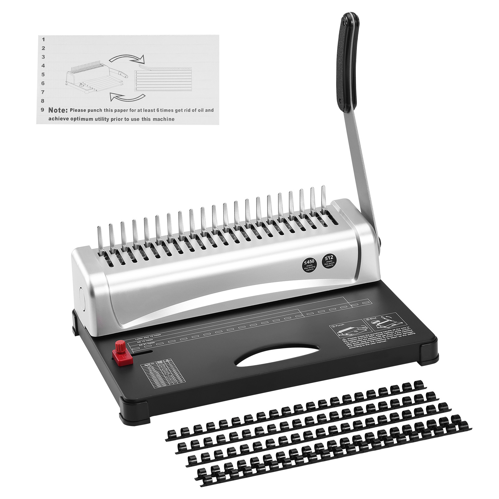 VEVOR Binding Machine Comb Bin - Binding Comb Plastic 评论和价格