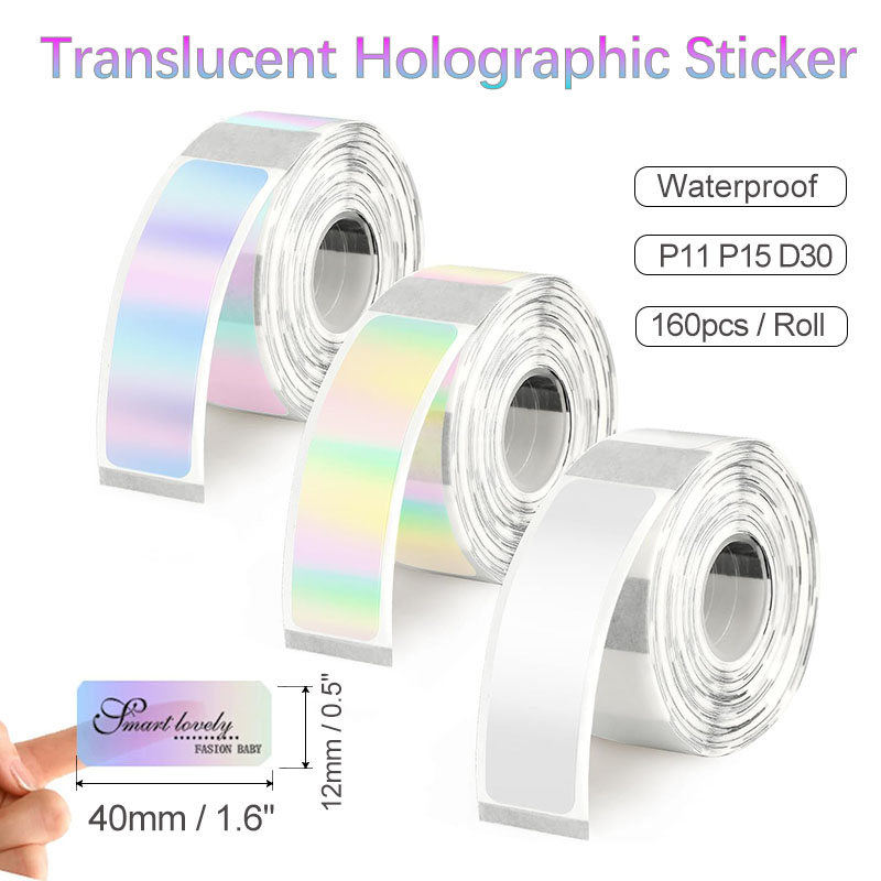 D30 Transparent Holographic Th - Label Printer Tape 评论和价格