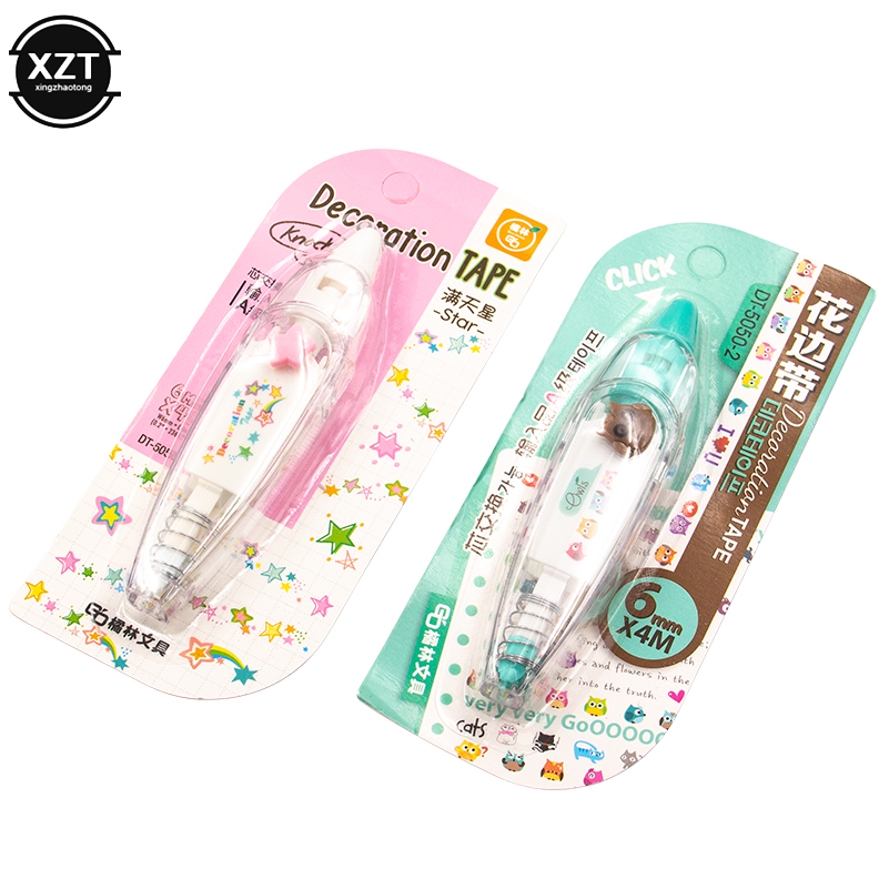 Kids Kawaii Animals Press Type - Correction Tape Roller 评论和价格