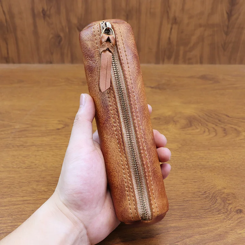 Vegetable Tanned Leather Hand- - Tan Stationery & Office Supply 评论和价格