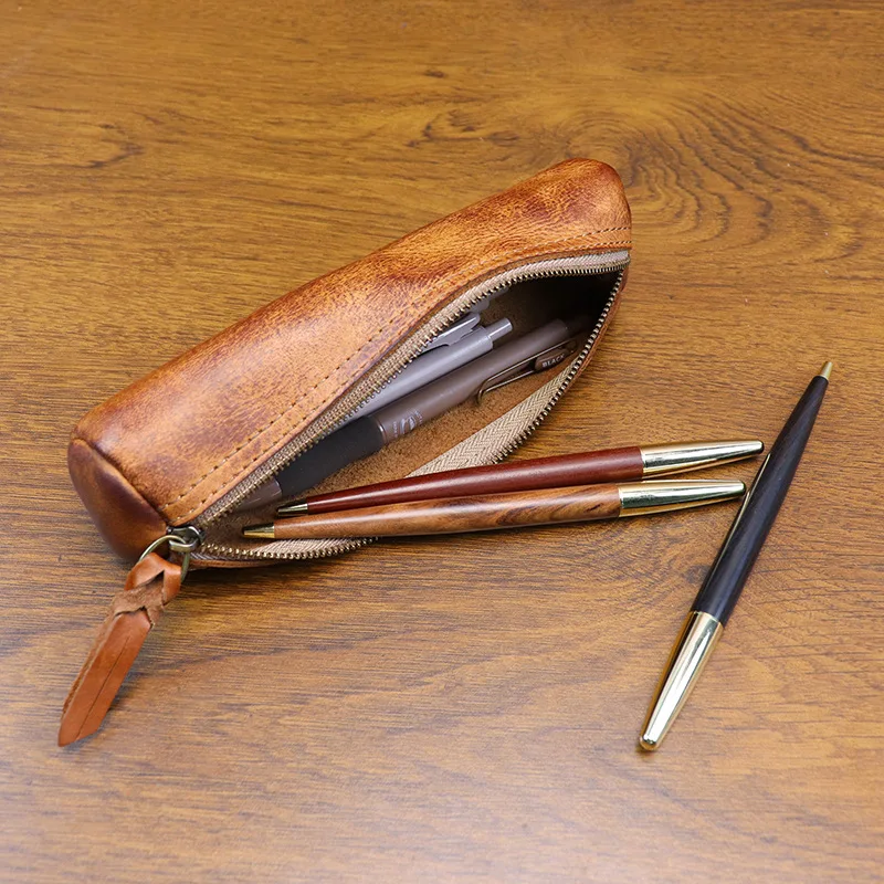 Vegetable Tanned Leather Hand- - Tan Stationery & Office Supply 评论和价格