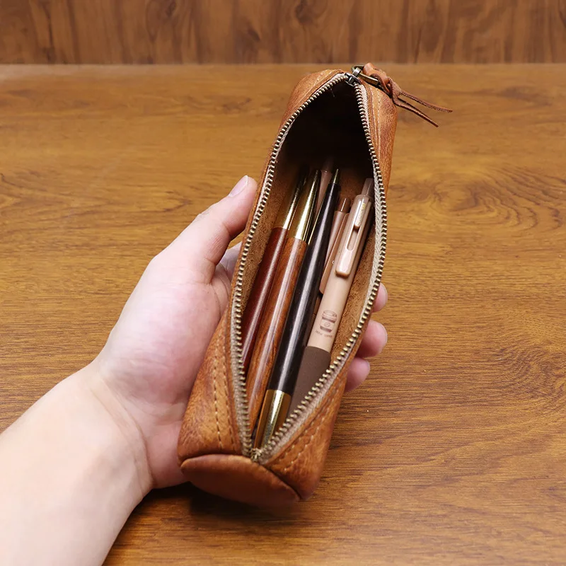 Vegetable Tanned Leather Hand- - Tan Stationery & Office Supply 评论和价格
