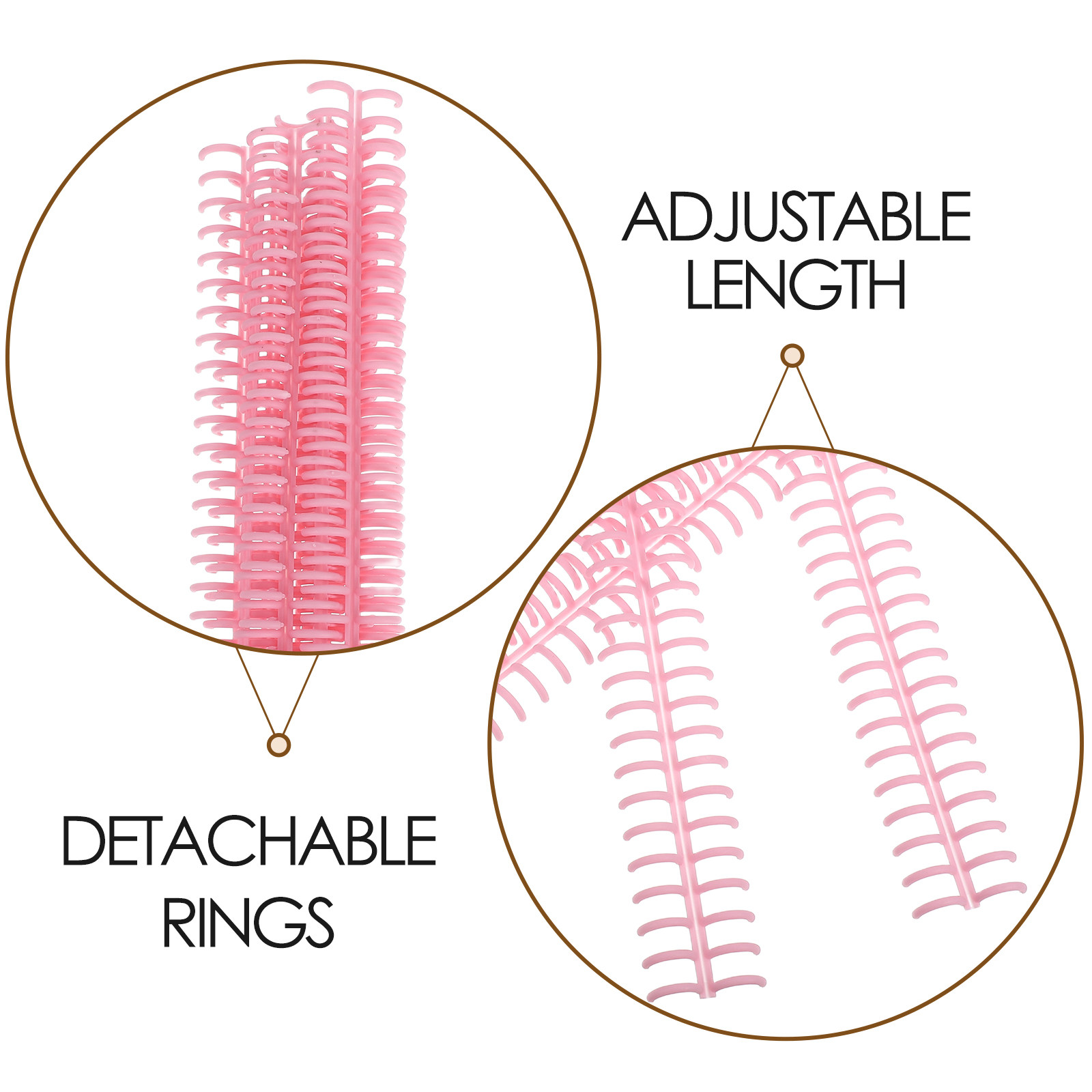 10Pcs 30-Hole Spiral-Free Plas - Binding Comb Plastic 评论和价格
