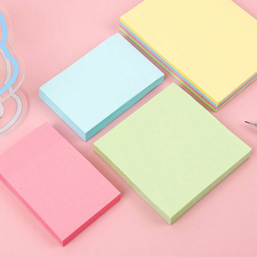 100pcs 7.6cm Sticky Notes Pape - Office Stationery Supply List 评论和价格
