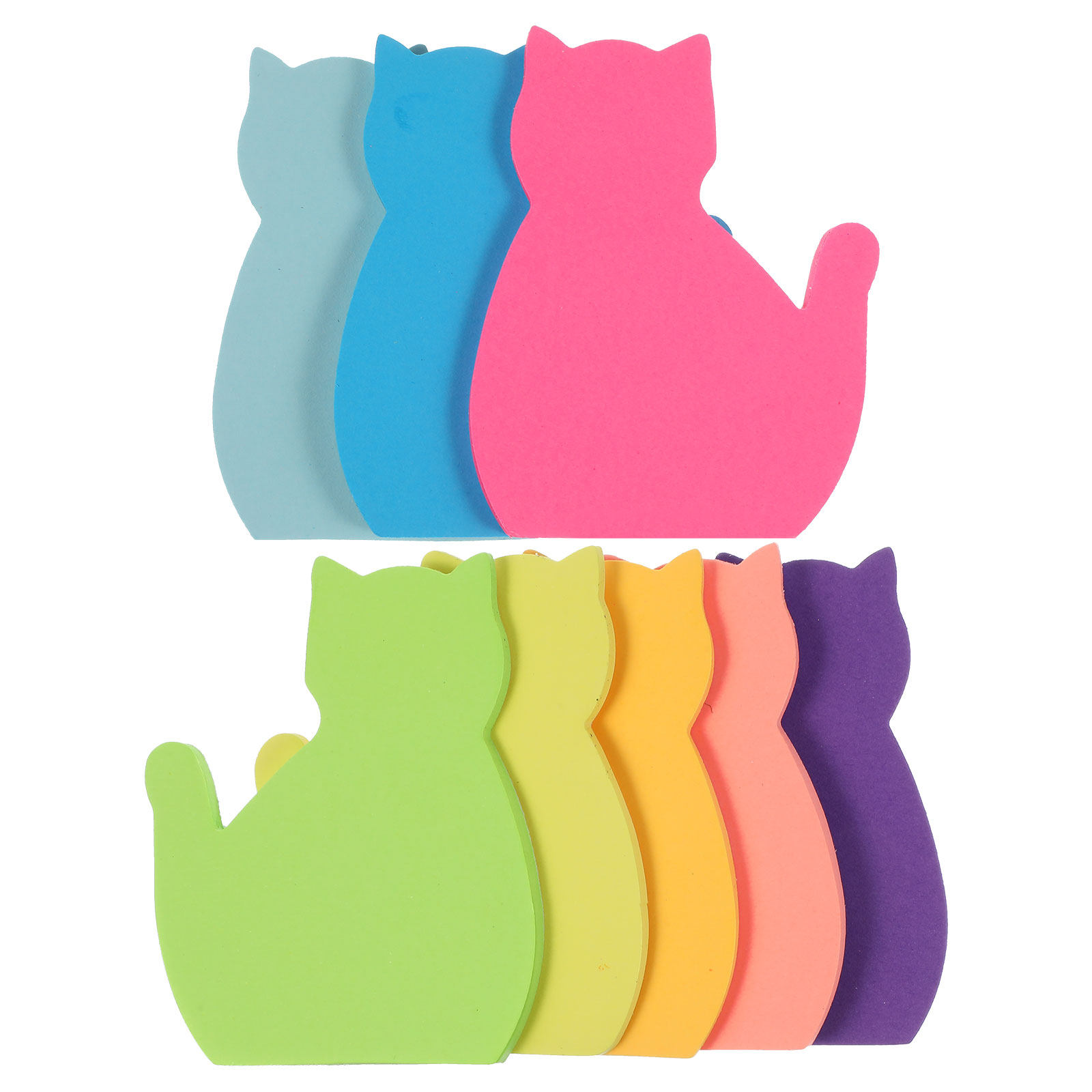 8Pcs Self-Stick Memo Pads Pape - Office Stationery Supply List 评论和价格