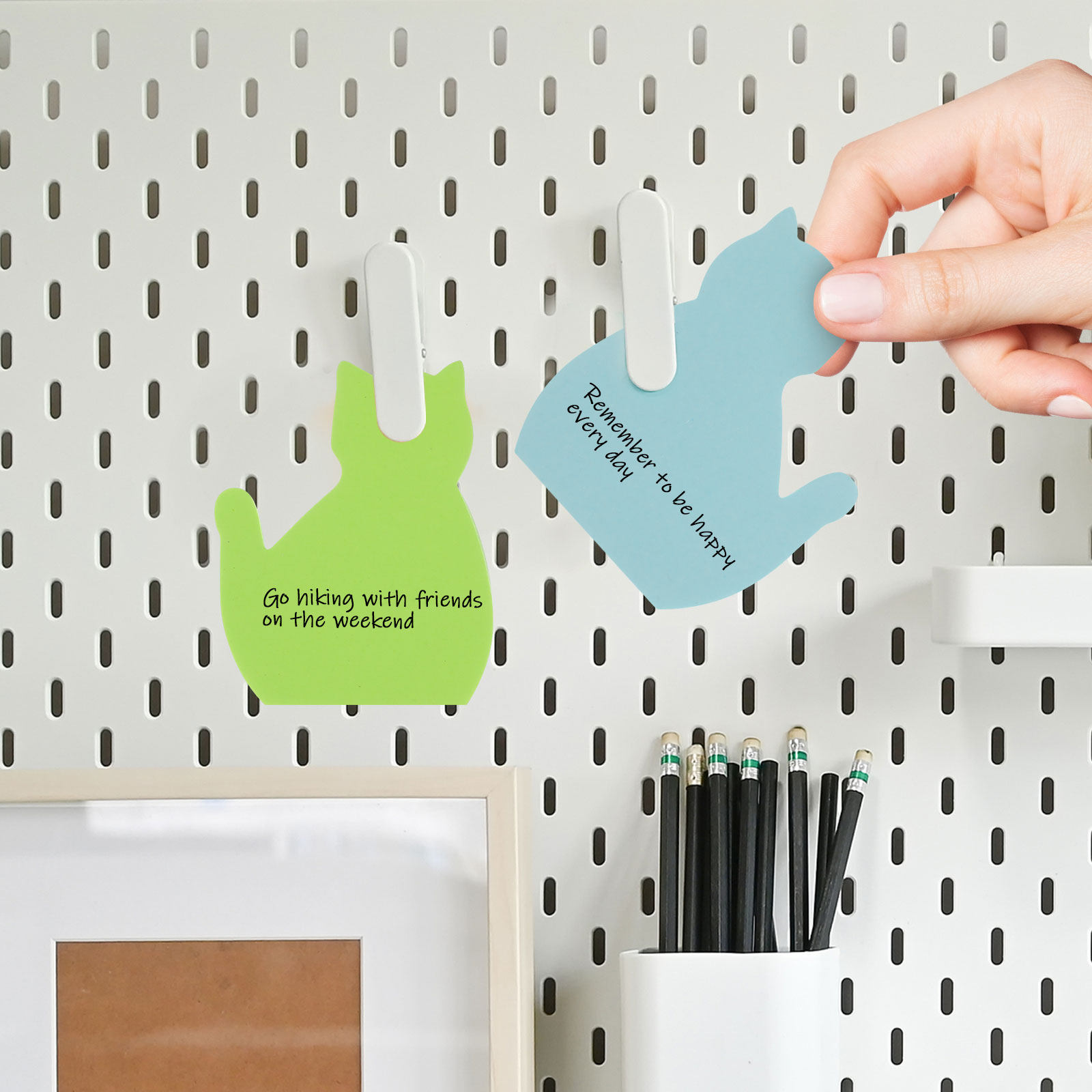 8Pcs Self-Stick Memo Pads Pape - Office Stationery Supply List 评论和价格