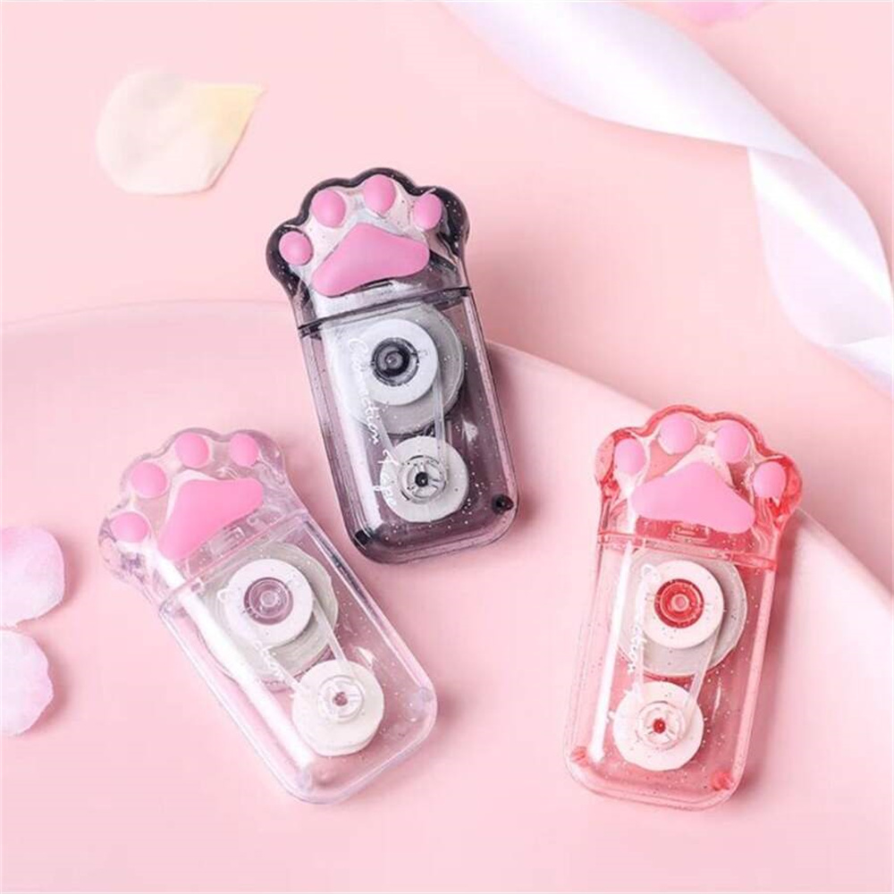 1PCS 6M Cartoon Cat Claw Corre - Correction Tape Roller 评论和价格