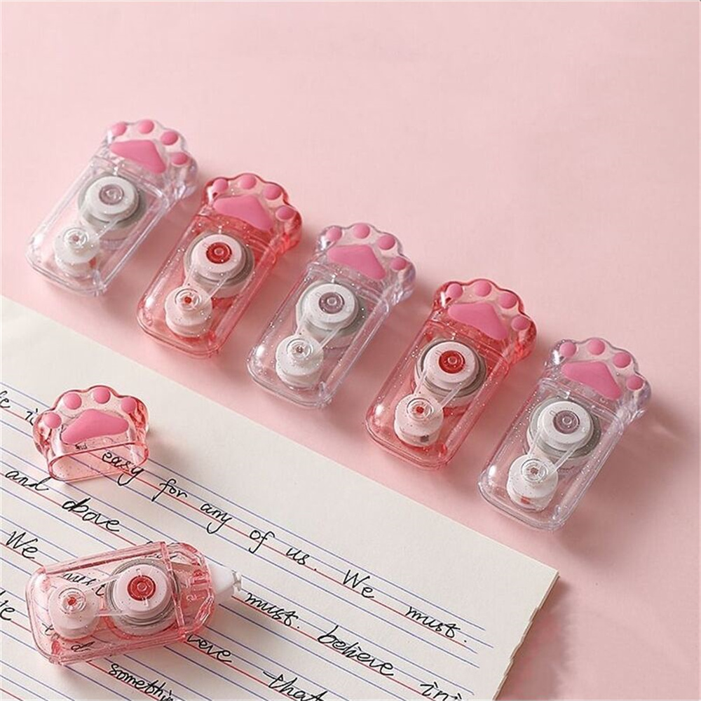 1PCS 6M Cartoon Cat Claw Corre - Correction Tape Roller 评论和价格
