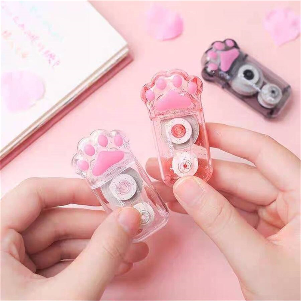 1PCS 6M Cartoon Cat Claw Corre - Correction Tape Roller 评论和价格