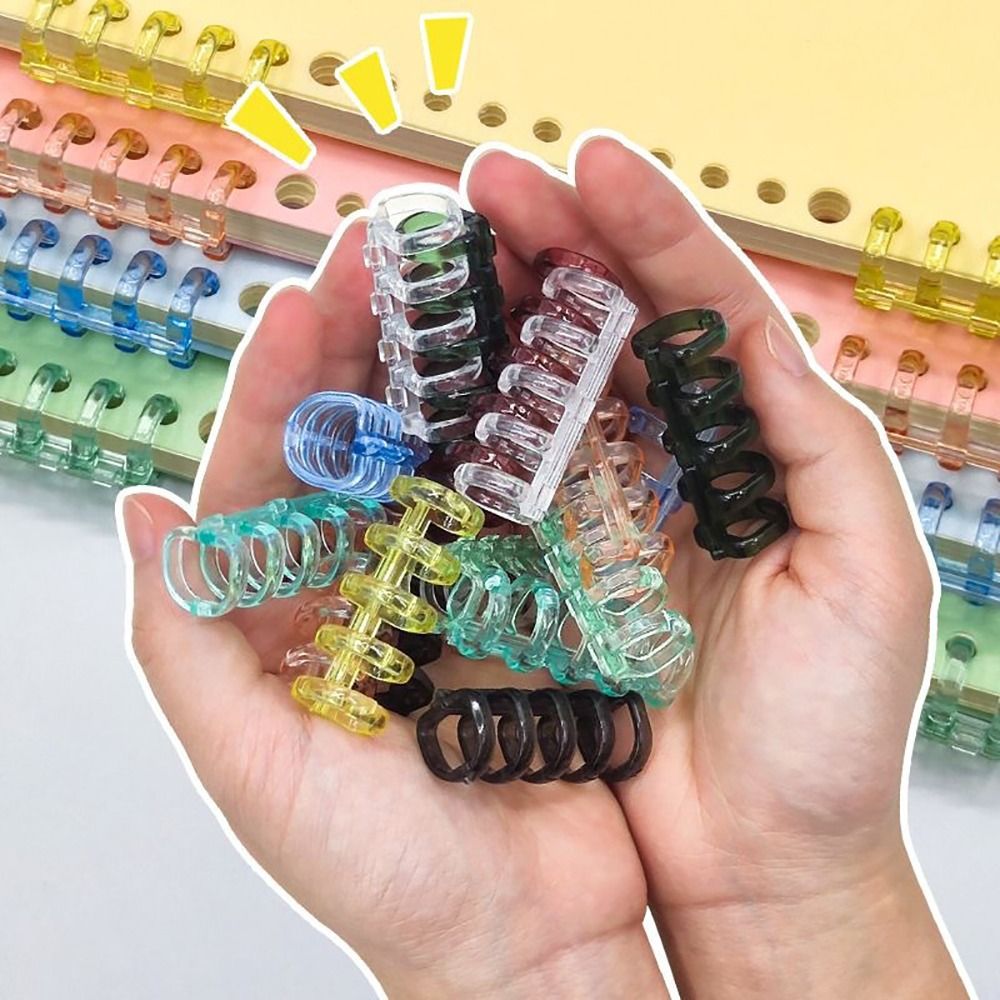 10Pcs Binding Spines Snap Spli - Binding Comb Plastic 评论和价格