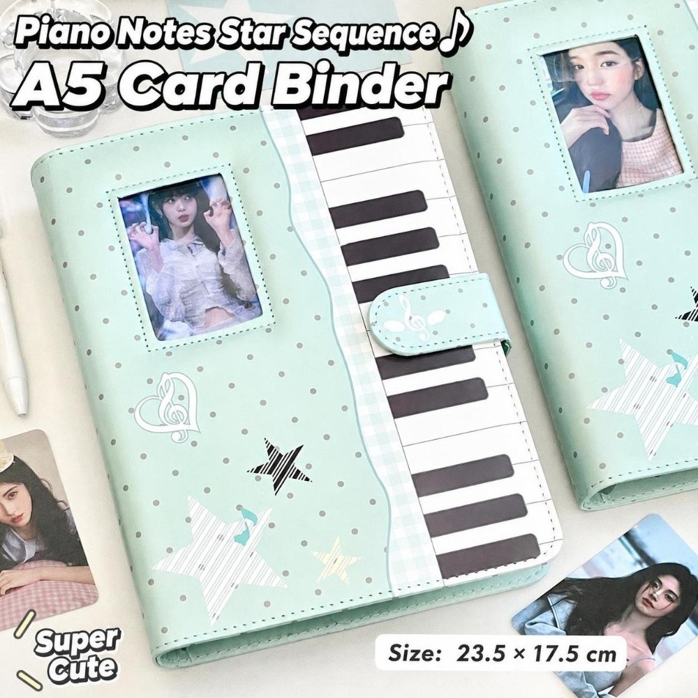 Cute Polka Dot Piano Binder No - Notebook Dotted A5 评论和价格