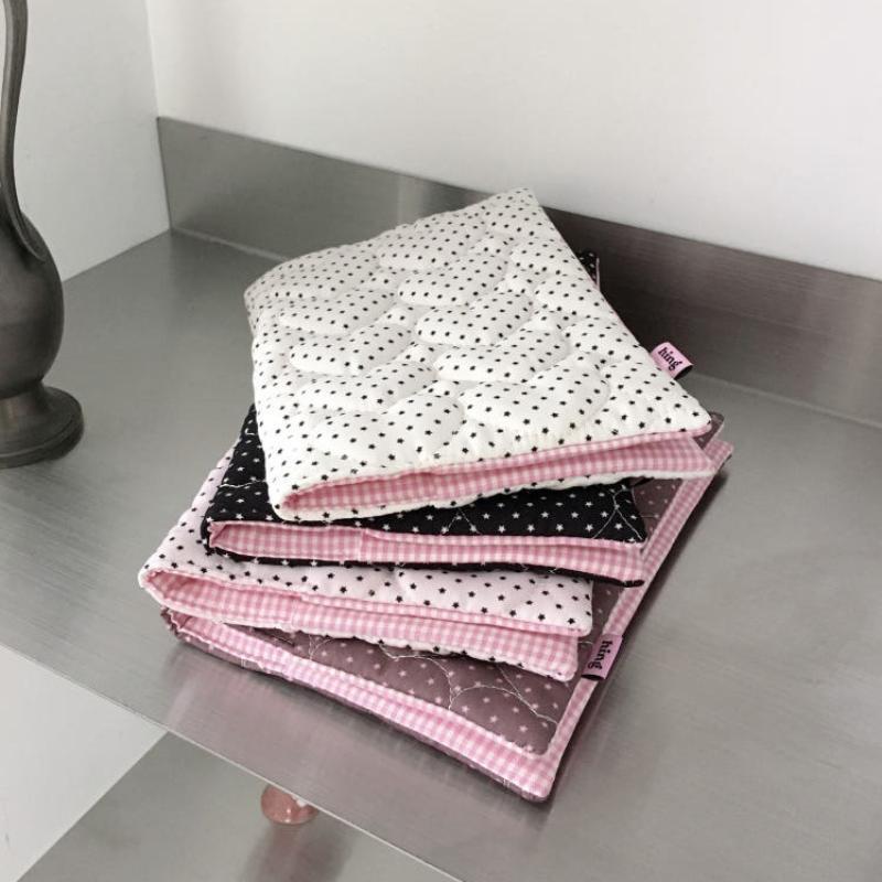 Polka Dot A5 Book Cover Quilte - Notebook Dotted A5 评论和价格