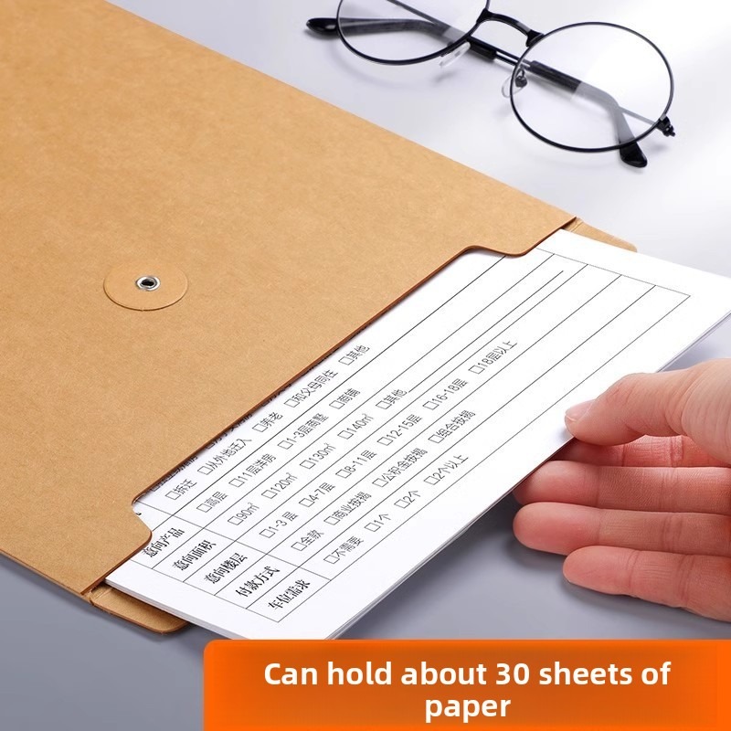 10pcs Kraft Paper A4 File Enve - Letter Envelope Kraft 评论和价格